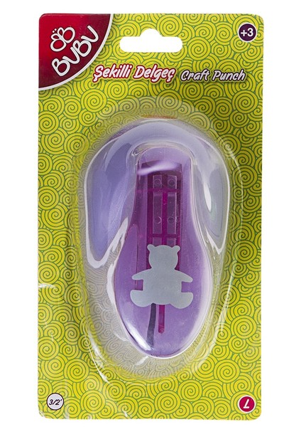 Şekilli Eva Ve Kağıt Delgeç Ayıcık 3/2' Xl -DE0003