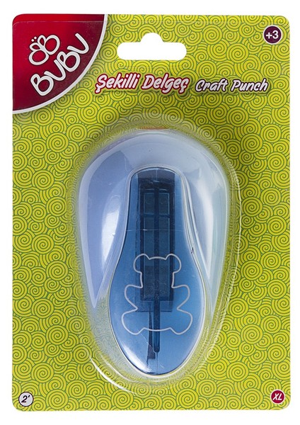 Şekilli Eva Ve Kağıt Delgeç Ayıcık 2 L -DE0004