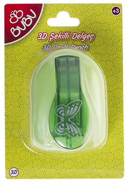 Şekilli 3D Delgeç Kelebek -DE0017