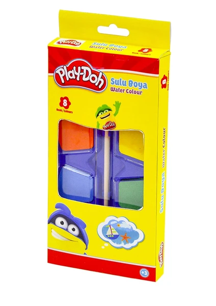 Playdoh 8 Renk Jumbo Suluboya 35Mm PLAY-SU008