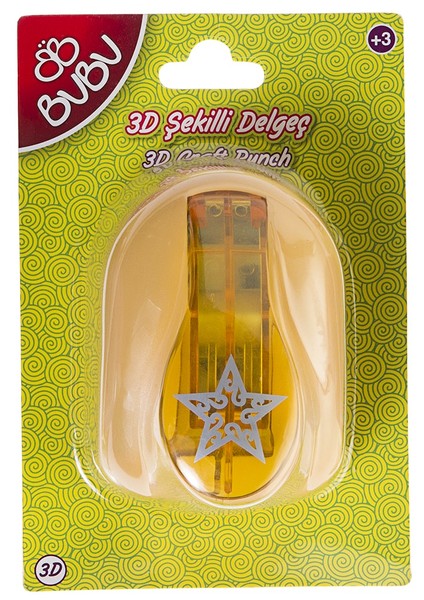 Şekilli 3D Delgeç Yıldız -DE0018