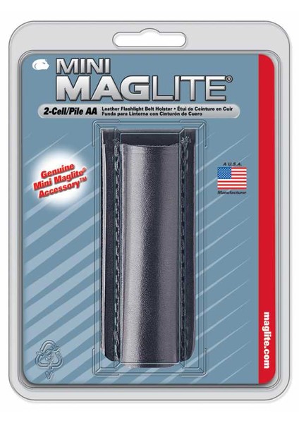 AM2A026R Mini Maglite AA Deri Kılıf