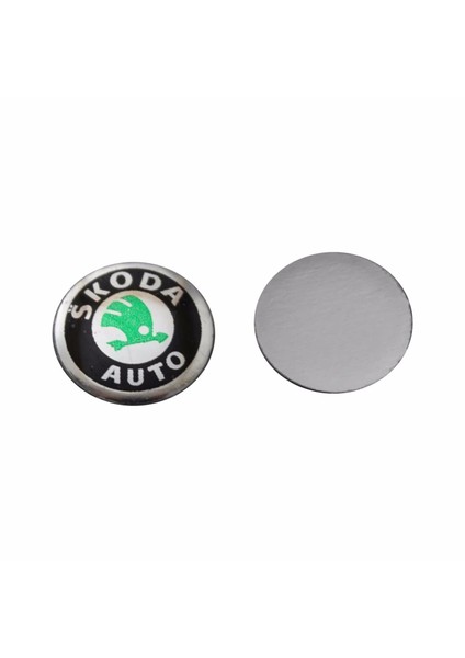 Skoda İçin 2 Adet Araç Anahtar Logo Amblemi