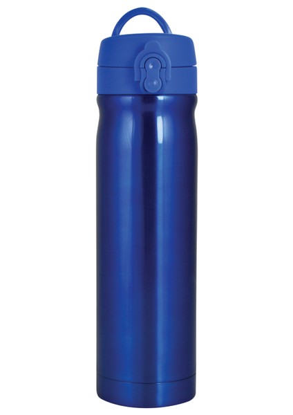 Çelik İçli Matara 500ml Neon Mavi
