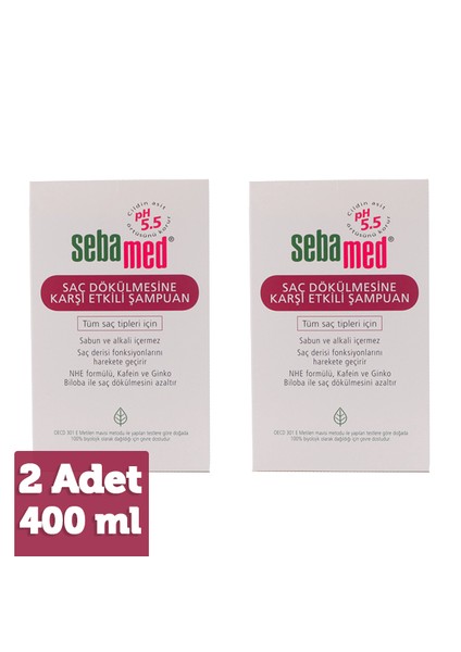 Şampuan 400ml x 2 Adet