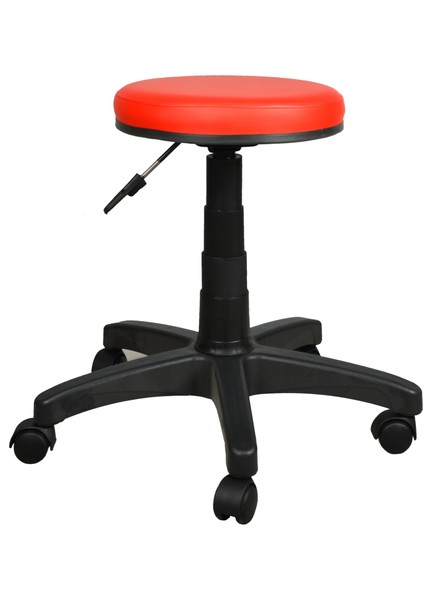 Plastik Ayaklı Tabure-Kırmızı-2999G0116