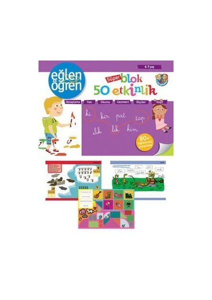 Eğlen Öğren 6-7 Yaş Süper Blok 50 Etkinlik