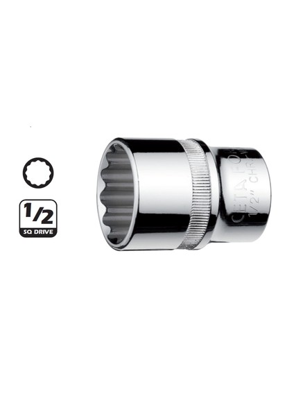 C22-B20 20 Mm 1/2” 12 Köşe (Yıldız) Lokma Anahtar