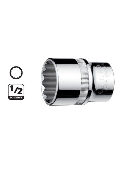 C22-B27 27 Mm 1/2” 12 Köşe (Yıldız) Lokma Anahtar