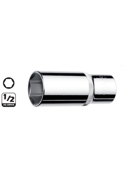 C24-H32 32 Mm 1/2” 6 Köşe Derin Lokma Anahtar