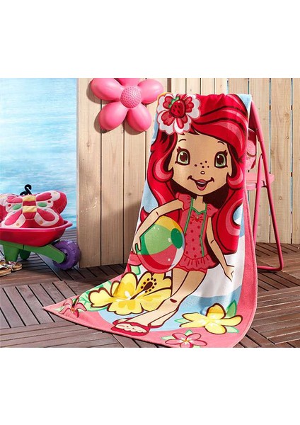 Plaj Havlusu Strawberry Shortcake Summer 75*150
