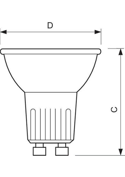 Twistline Alu 2000h 50W GU10 230V 20D 1CT/10X5F HALOJEN TWİST GU10 fiyatları