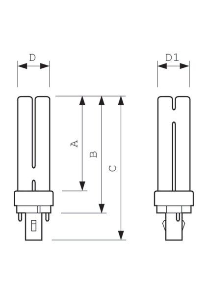 MASTER PL-C 26W/827/2P 1CT/5X10BOX 2700K Günışığı Enerji Tasarruflu Ampul