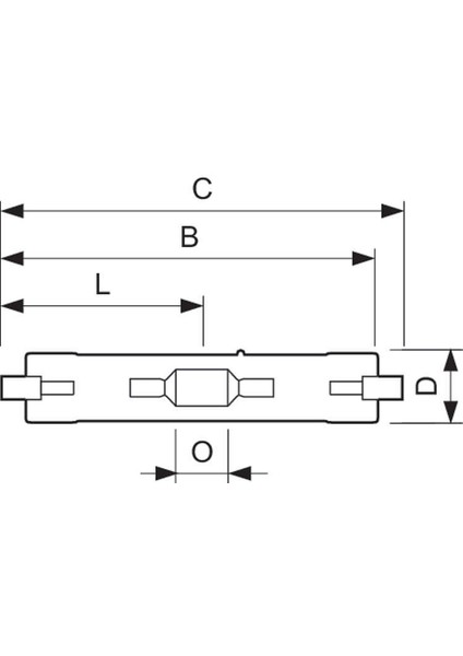 MHN-TD 70W/842 RX7s 1CT/12 4200K Beyaz Gaz Deşarjlı Ampul fiyatları