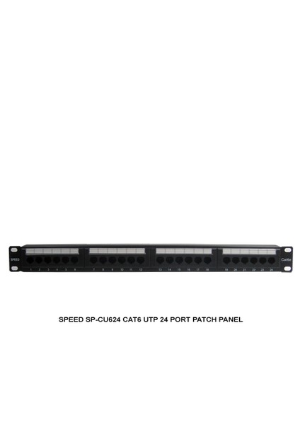 Sp-Cu624 Cat6 Utp 24 Port Patch Panel