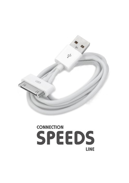 Ag-Ip4C İphone 4 1 Metre Usb Kablo