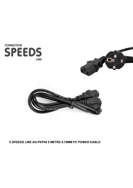 Ag-Pkp05 5 Metre 0.75Mm Pc Power Kablo