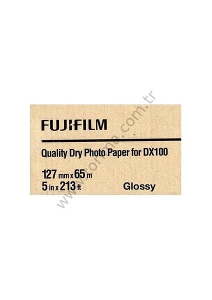 DX100 InkJet Fotoğraf Kağıdı Glossy - 5'' x 213' - 2 Rulo