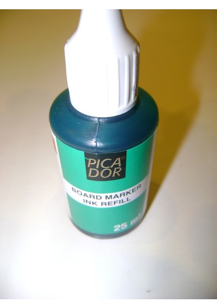 Refil Yeşil Beyaz Tahta Mürekkebi 25Ml
