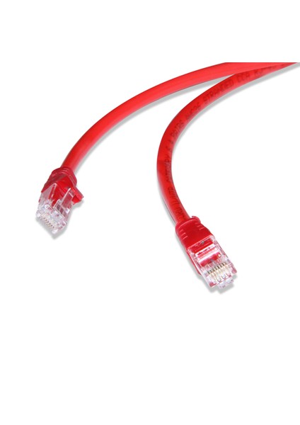 FNK-601K 1 Mt CAT6 (Patch) Network Kablosu Kırmızı