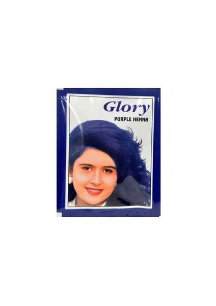 Glory Mor Hint Kınası (Purple Henna) 10 Gr Paket