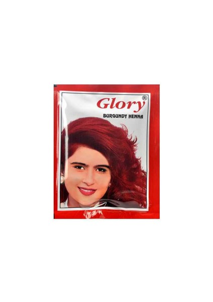 Glory Kızıl Hint Kınası (Burgundy Henna) 10 Gr Paket