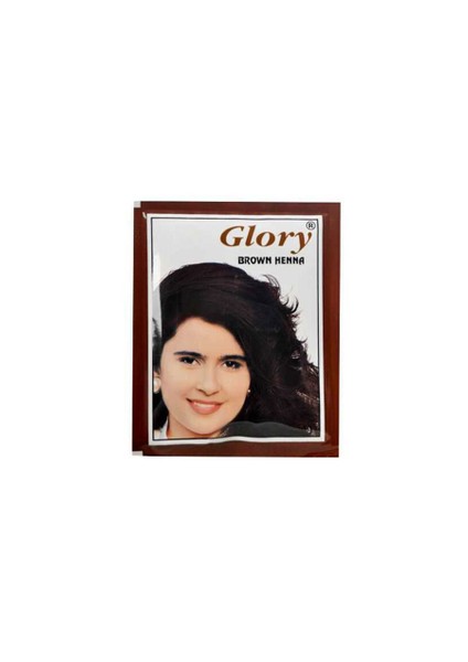 Glory Kahverengi Hint Kınası (Brown Henna) 10 Gr Paket