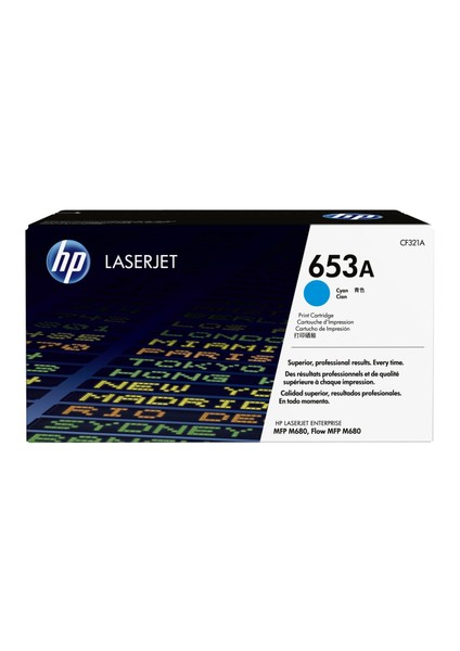 653A / CF321A / M651 / M680 Mavi Orjinal Toner