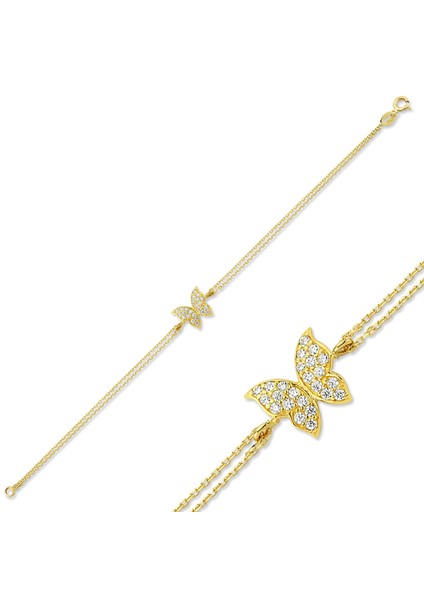 Altın Kelebek Bileklik