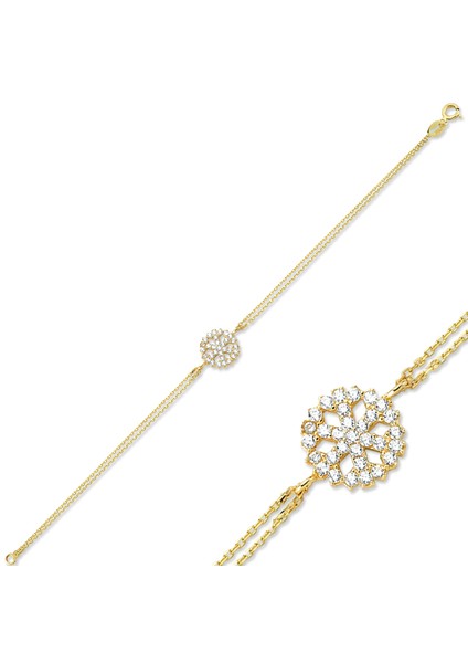 Altın Kar Tanesi Bileklik