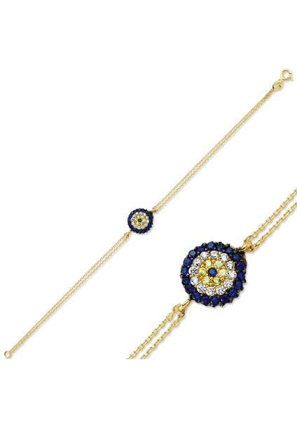 Altın Nazar Boncuğu Bileklik