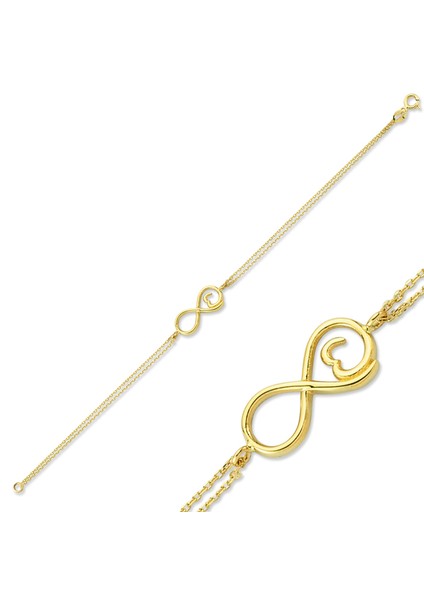 Altın Sonsuzluk Bileklik