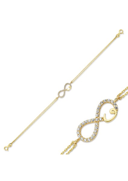 Altın Sonsuzluk Bileklik