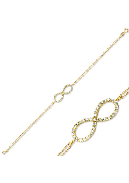 Altın Sonsuzluk Bileklik