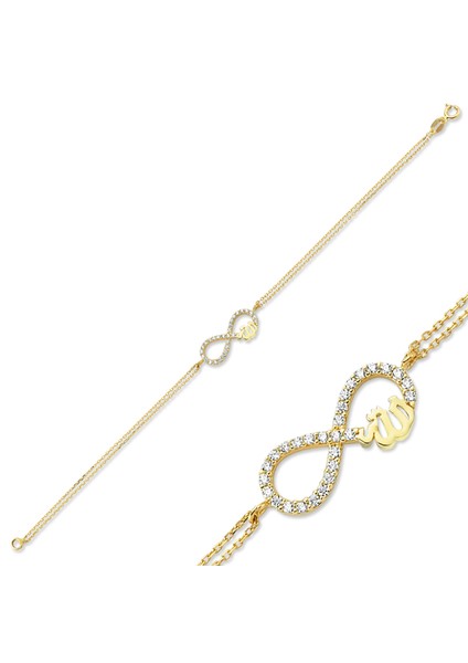 Altın Sonsuzluk Bileklik