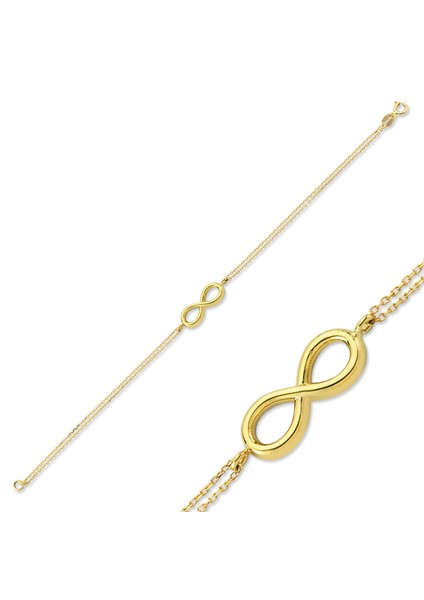 Altın Sonsuzluk Bileklik