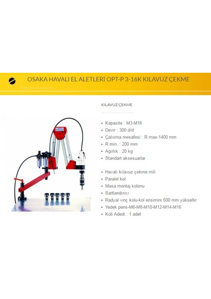 Opt-P 3-16K Kılavuz Çekme