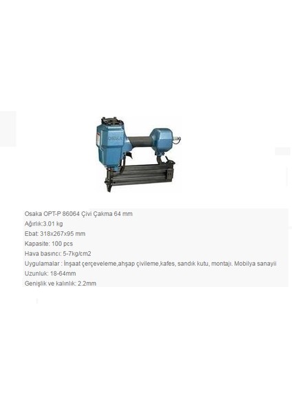 Opt-P 86064 Çivi Çakma 64 Mm