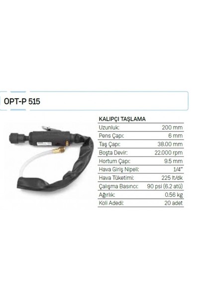 Opt-P 515 Kalıpçı Taşlama