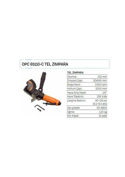 Opc 65110-C Tel Zımpara