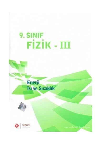 9.Sınıf Fizik Iıı Enerji Ve Sıcaklık