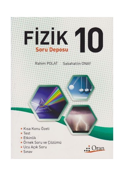 Oran Yayınları 10. Sınıf Fizik Soru Deposu