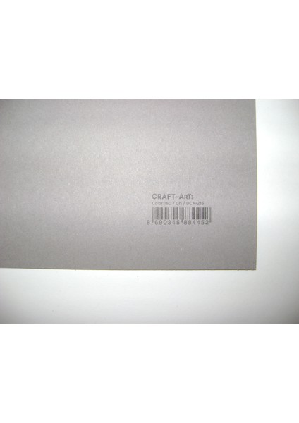 Umix Craft & Arts Fon Kartonu 160Gr 50*70Cm Gri