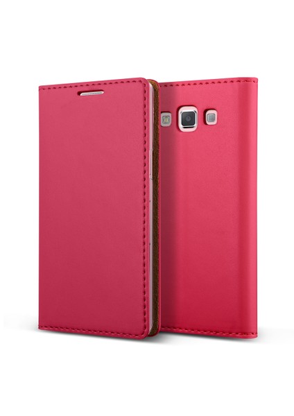 Verus Galaxy A5 Wallet Crayon Slim Diary Kılıf Hot Pink