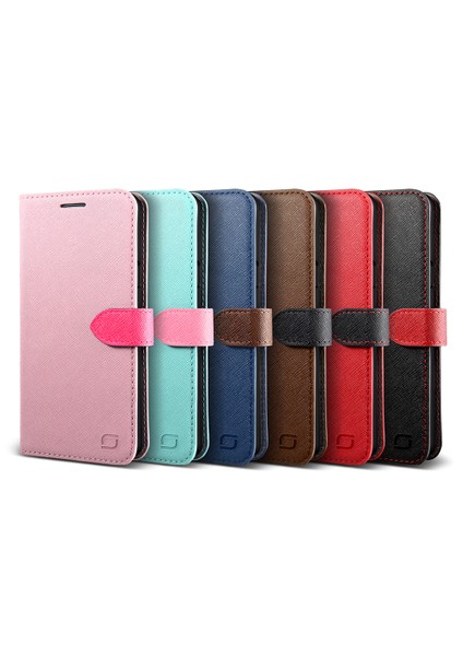 Samsung Galaxy Note 5 Saffiano Diary Kılıf Black