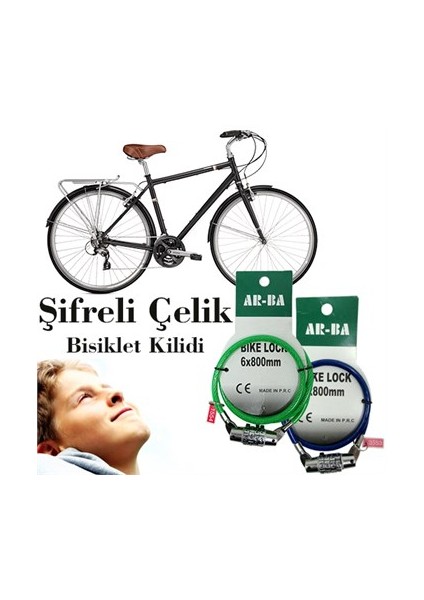 Şifreli Çelik Bisiklet Kilidi