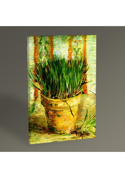 Tablo360 Vincent Van Gogh Saksıda Çiçek 60 x 40