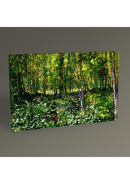 Tablo360 Vincent Van Gogh Ağaçlar Tablo 60 x 40