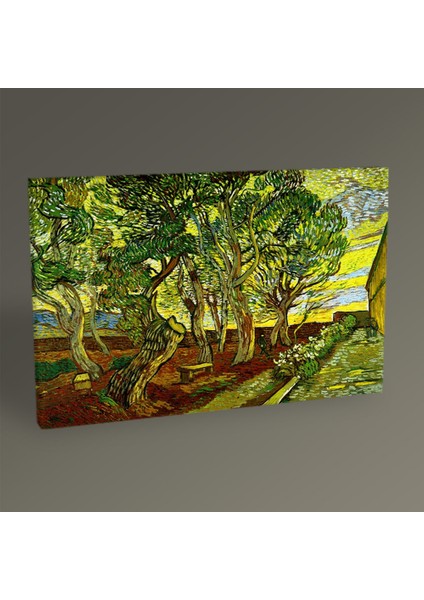 Tablo360 Vincent Van Gogh Bahçe Tablo 90 x 60