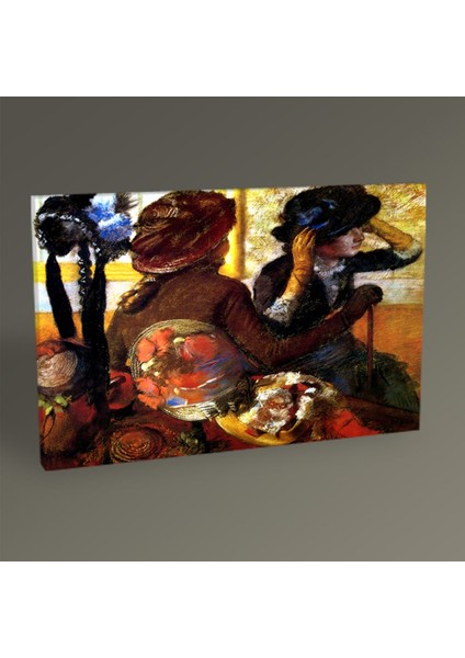 Tablo360 Edgar Degas Şapkacıda 45 x 30